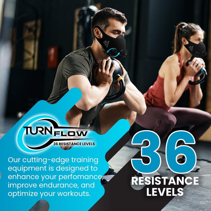 TRAININGMASK - Elevation Training Mask 2.0 - Resistance Training Mask  High Altitude Mask  Workout Mask (Black  Medium) - Image 3